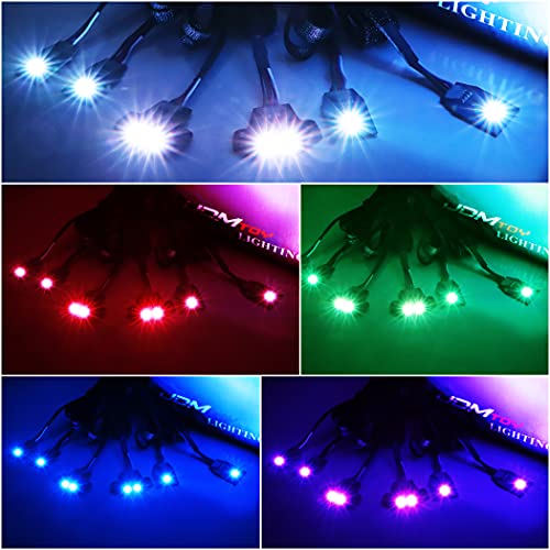 Kit de iluminación ambiental LED RGBW para Dodge Charger 2015+ miniatura 3
