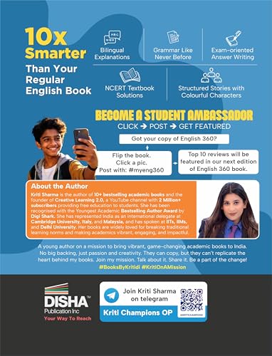 Image of Disha 360 English NCERT KAVERI Simplified CBSE Class 9 for 2027 (R1 & R2) Exam | Kaveri Class 9 English Book by Kriti Sharma | Grammar, Reading, Writing Skills & Literature with Question Bank