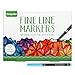 Price comparison product image Crayola Fine Line Marker Set, Multi-Colour, 40 Count (Pack of 1)