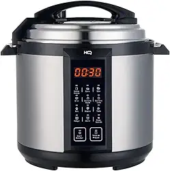 Panela de Pressão Elétrica Multifuncional Digital HQ 6L Inox HQ-Y6DI (127V)