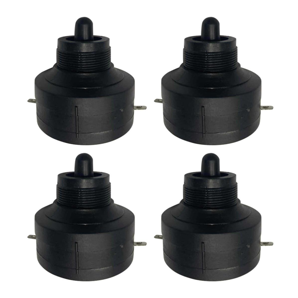 Altavoz de agudos para coche y bocina de viento piezoeléctrico Artibetter negro, 4 unidades 8