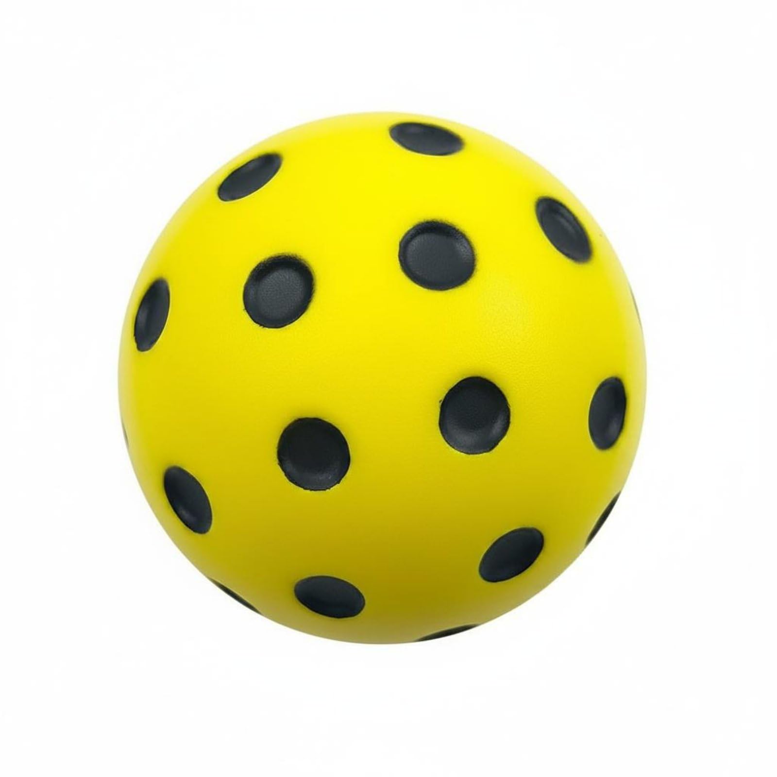 12 Pieces Pu Quiet Plush Pickleball Soft Plush Pickleball Practice Ball High Rebound Long-Lasting for Training, Outdoor, Yellow, Spot|Balls-image-10