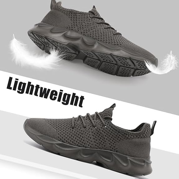 Image of EGMPDA Men's Tennis Shoes Slip On Running Walking Sneakers Casual Fashion Workout Gym Athletic Sport Hiking Sneakers Non Slip Shoe for Men