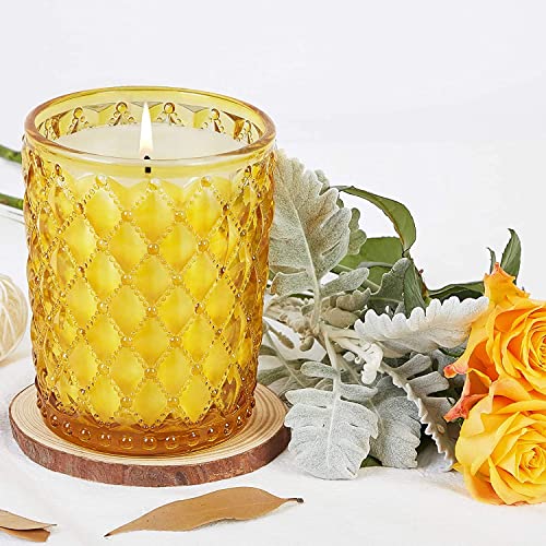 Sandalwood Aromatherapy Candles, Soy Wax Highly Scented Candles, Large Jar Candles For Relaxing, 19.4Oz Long Lasting Burning, Candle Gifts For Women #TOP3