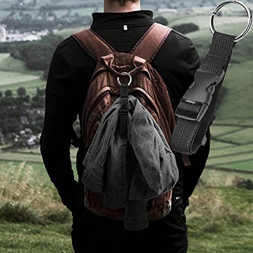 LIANXUE Adicionar bolsa alça de bagagem suporte de casaco garra bolsa clipe bagagem mala mochila cír