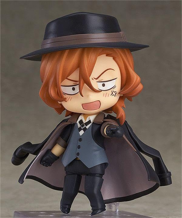Miniatura 5 de Figuras de anime Dazai Osamu Nakahara Chuuya Ryunosuke Q Versión Figura de acción Figura de acción de PVC Carácter de dibujos animados Estatua