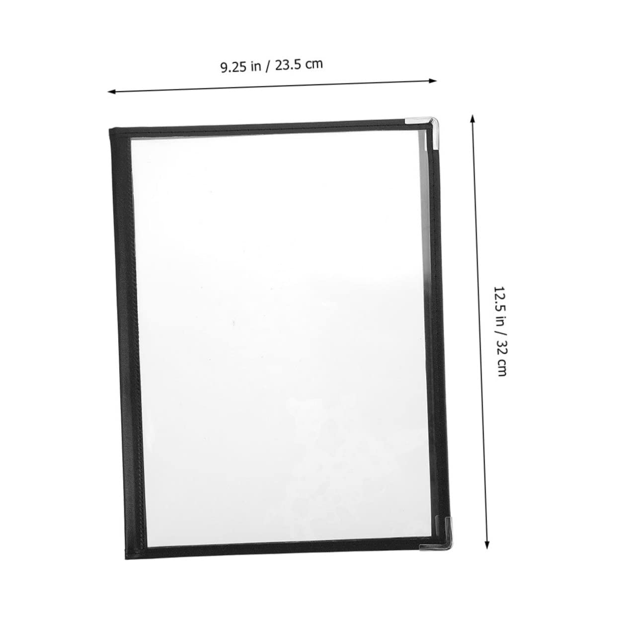 GRIRIW 2pcs Menu Transparent Folder List Cover Menu Holders for Restaurant Drink Menu Covers Restaurant Menu Covers Transparent Menu Covers Menu Cover Replacement Menu Cover Binder PVC