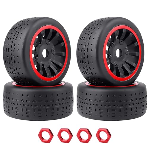 HobbyPark 17mm Hex Pre-Glued RC Street Tires