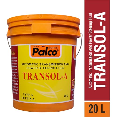 Image of PALCO TRANSOL-A | Transmission Oil - Type A Suffix A | Low Coefficient of Friction for manual Transmissions Gear Oil | Synchromesh Gears and Automatic and Power Steering Oils 20 Litres
