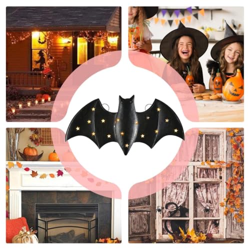 Murciélago de Halloween LED gótico para iluminar paredes oscuras 4