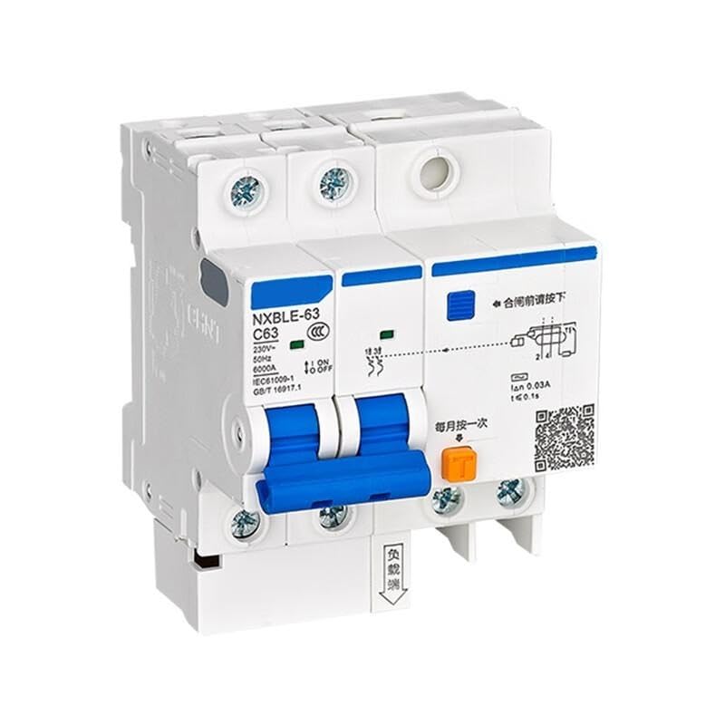 残留電流作動型遮断器；NXBLE-63 2P D10 30mA 6kA