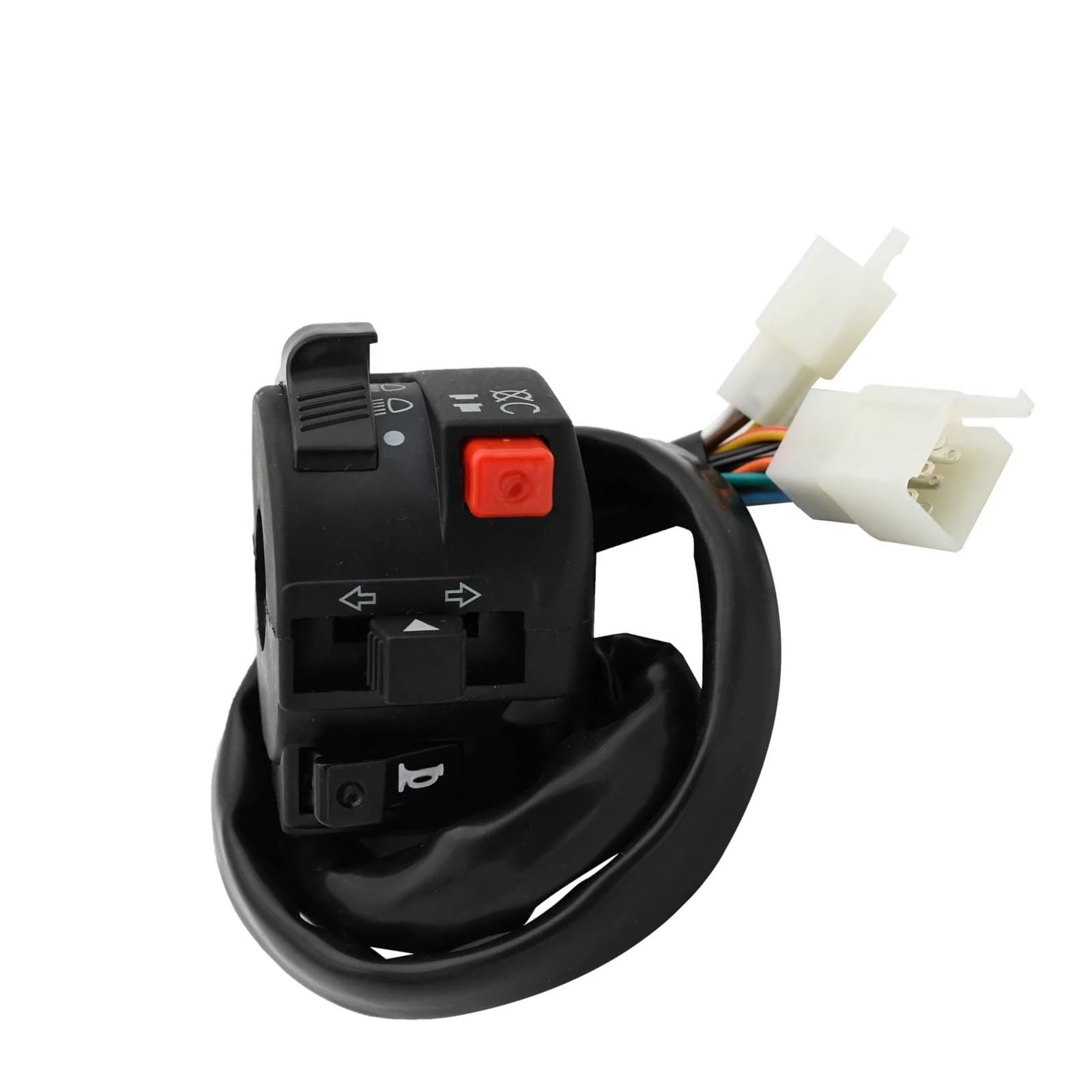 Commutateur Guidon Interrupteur De Démarrage Électrique Pour Moto, Pour Klaxon Universel, Clignotant, Indicateur, Bouton Lumineux Très Proche(Switch)