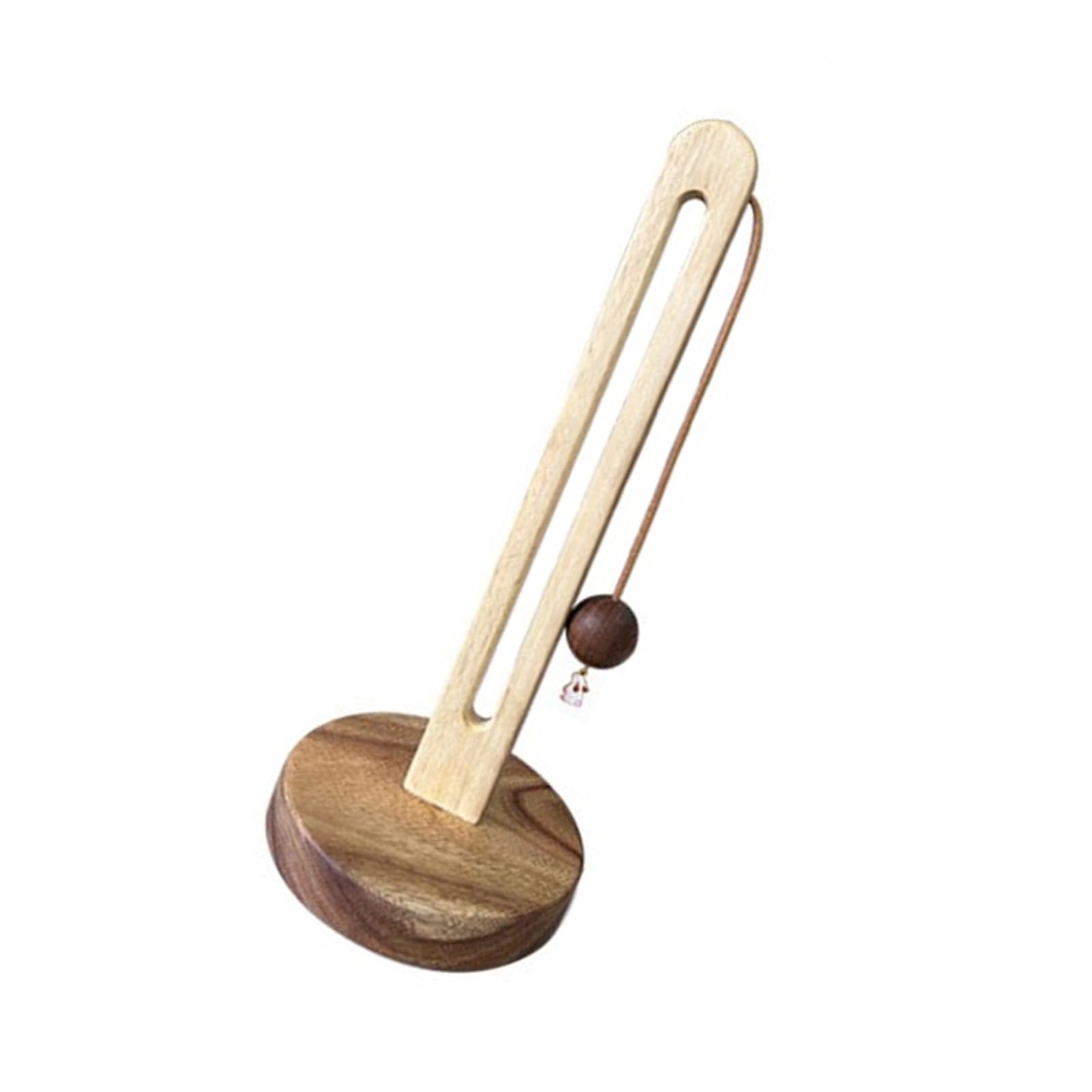 carotoe Portable Sturdy Wood Paper Roll Stand with Charm Lovely Animal Designs Decoration for Children ' s Room Organization Charm Tissue Dispenser