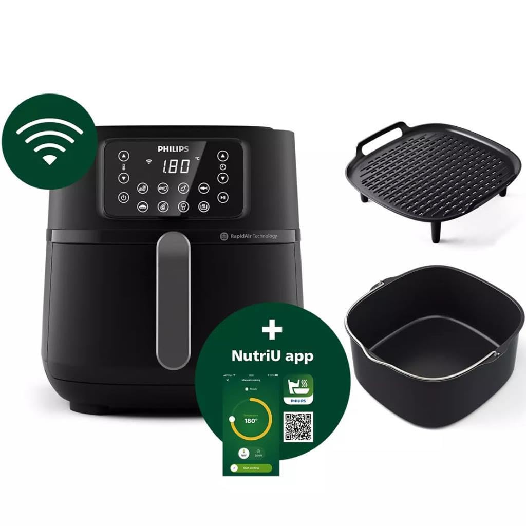 Philips HD9285/96 XXL Airfryer Fryer Zdalne złącze 1,4 kg, pojemność 7,2 l (z prezentem akcesoriów)