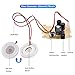 Icstation 20mm Ultrasonic Mist Maker Fogger Ceramic Discs Atomister with Power Driver Board for Desktop Mini Humidifier Replacement Parts (Pack of 4)