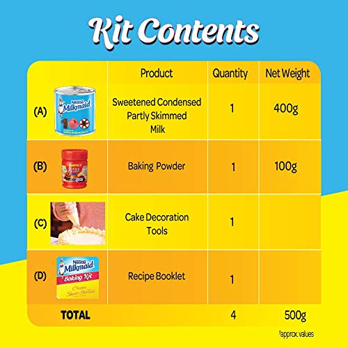 Image of Nestle Everyday Shahi Ghee, 1L Carton + Nestle Milkmaid Baking Kit, 500 g