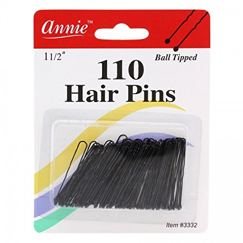 Annie110 Hair Pins 1.5" Black #3332