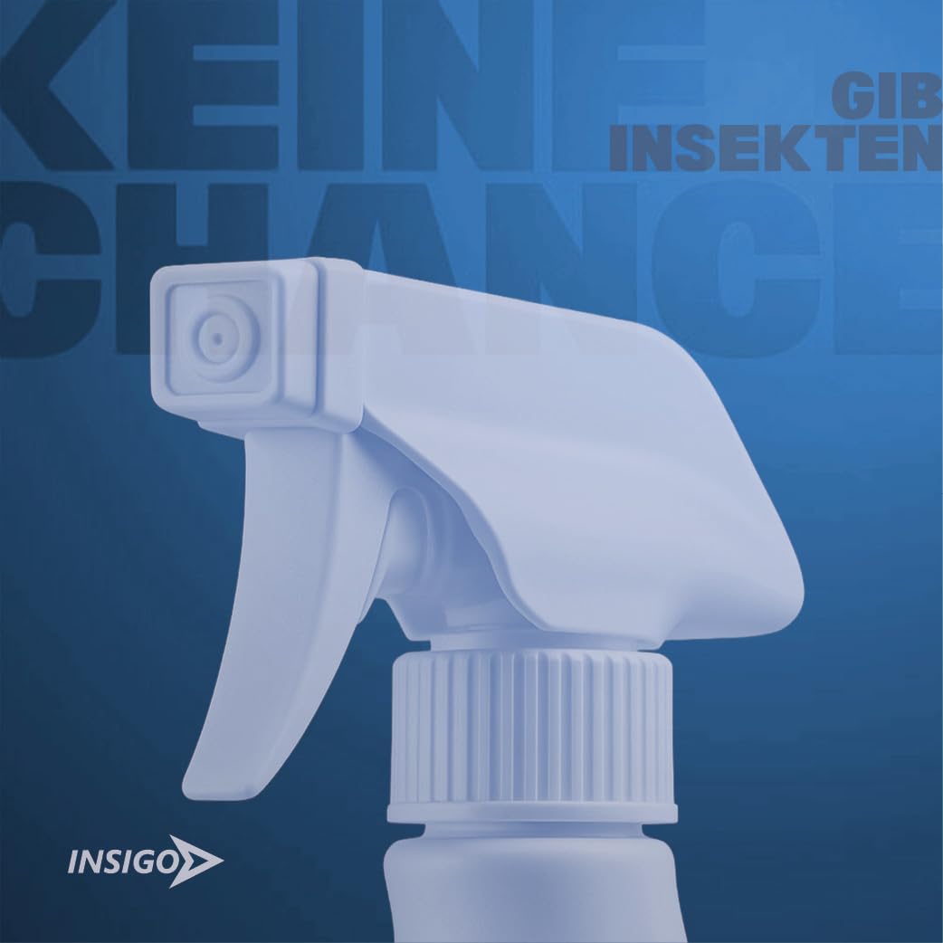 NEU Biozidfreie Milben Abwehr 1L – Mittel für Hausstaubmilben abwehren – Milbenspray für Matratzen – Fleckenfrei – Milben Spray INSIGO