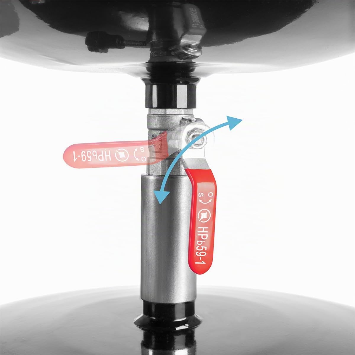STAHLWERK Réservoir de collecteur d'huile avec une capacité de 70 l (OD-70 ST) – Collecteur d'huile mobile pour la récupération d'huile usagée lors du changement d'huile, dispositif d'aspiration