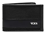 TUMI - Alpha Slim Single Billfold - Men's Ballistic Nylon Wallet - Hidden Card Pocket - Black