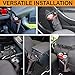 B-COMFORT 2 Car Trash Bags-Hanging Detachable Garbage Bag Container for Auto Truck SUV Vehicle Back Seat Headrest with 2 Purse Holders Hooks Adjustable,Durable,Washable,Black