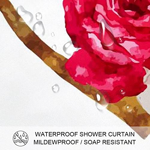 Rideau de douche imperméable fleur rouillée 183x183cm Anchor - 4