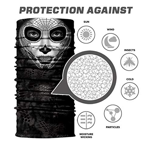 Seamless Neck Gaiter Shield Scarf Bandana Face Mask Seamless Uv Protection For Motorcycle Cycling Riding Running Headbands #TOP2