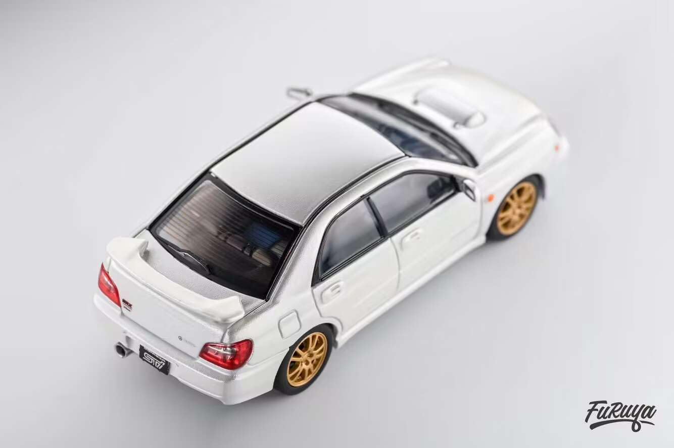 Amazon | 1/64 Furuya Impreza WRX STI スバル インプレッサ 白 パーツ