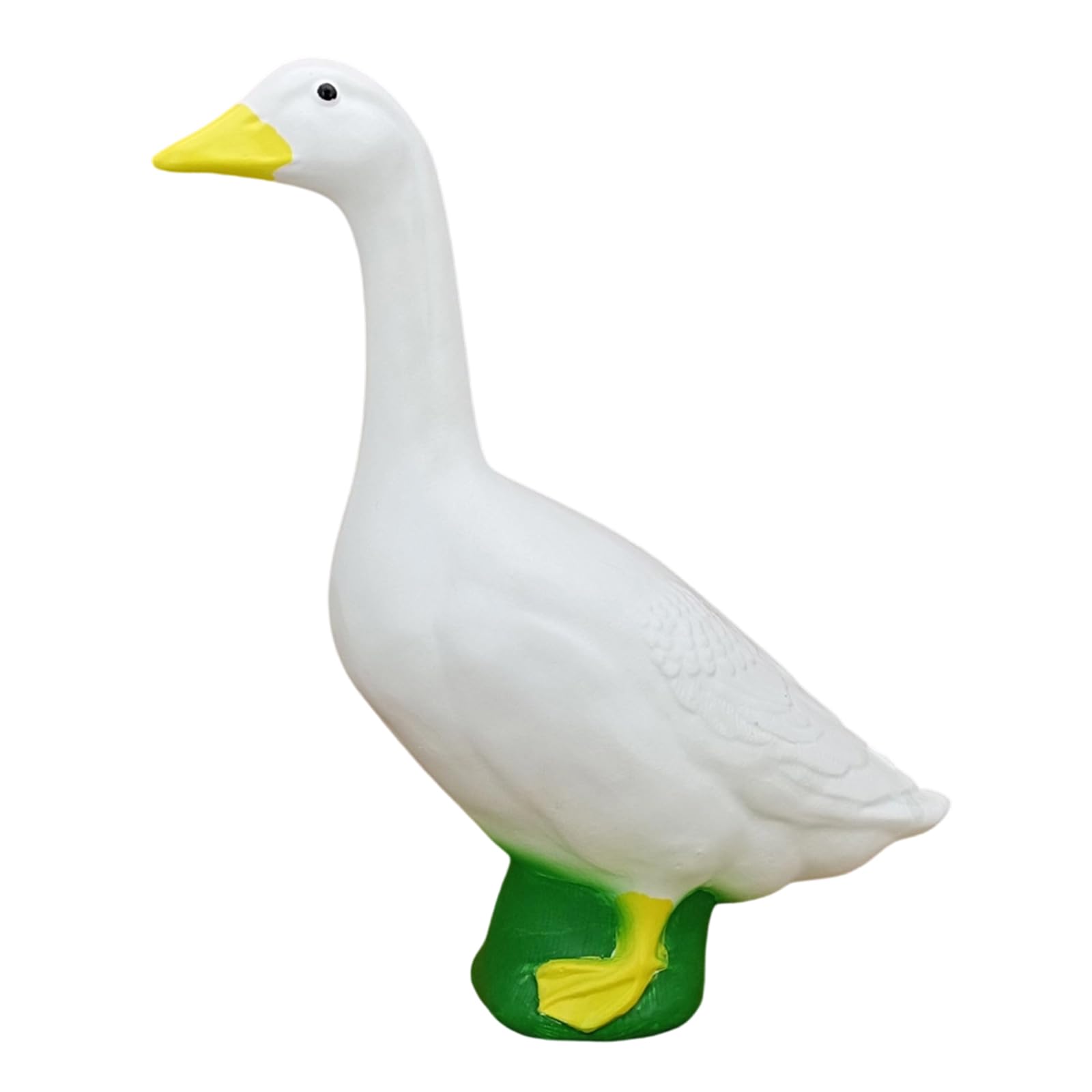 Hsioluted Creative Geese Figurine Decors Animal Collectible Figurines Funny Geese Resin Craft Ornament Collectible Figurine Farm Craft Decoration Statue