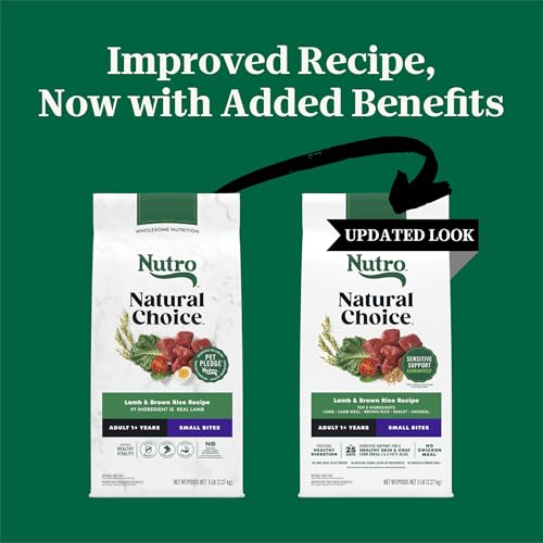 NUTRO Natural Choice Small Bites Adult Dry Dog Food Lamb & Brown Rice Recipe 2.27kg (5LB) image 2