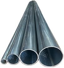 Tubo Tondo ferro ZINCATO LUNGO 1,5 METRI varie sezioni (Confezione 2 barre d35x1,5x1500 mm)