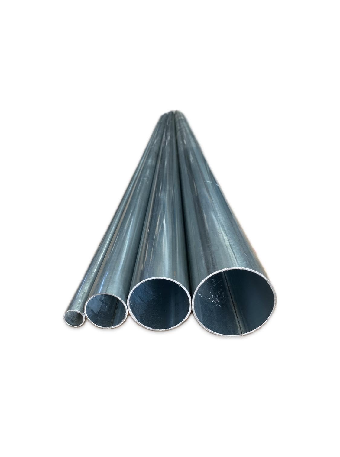 Tubo Tondo Ferro Zincato 40x1.5mm - 2 Barre Da 1.5m Per Cancelli, Ringhiere, Lavorazioni Fai-Da-Te