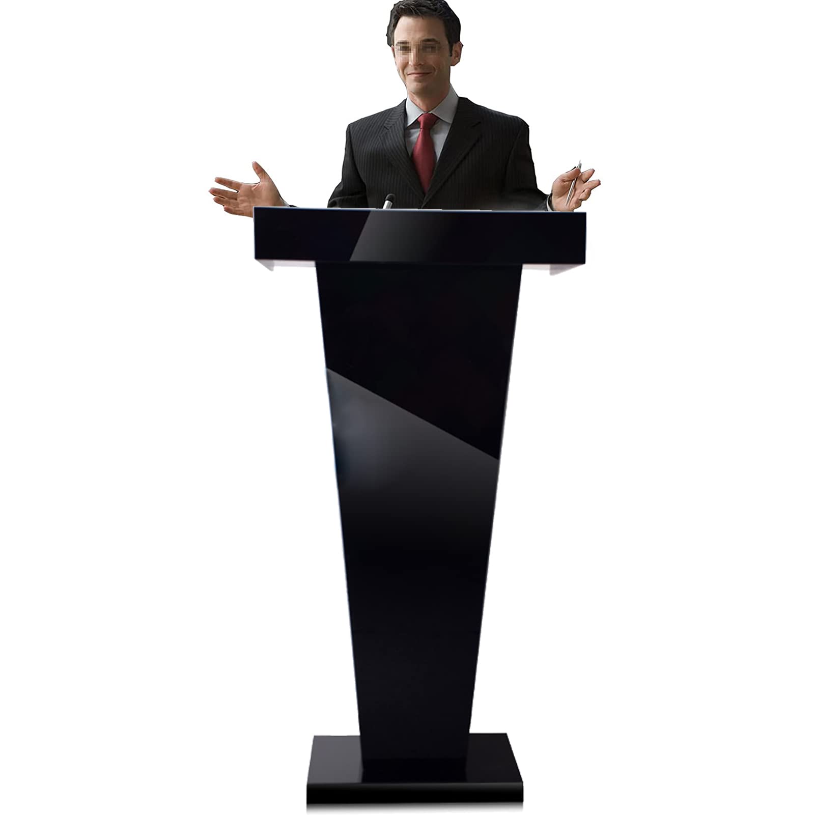 Amazon.co.jp: 演説台 演台 司会者台、Black Podium School Classroom