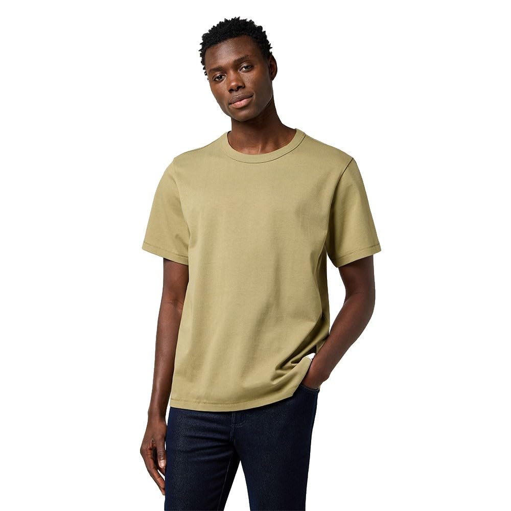 Wrangler Herren Ss Solid Tee T-Shirt (1er Pack)