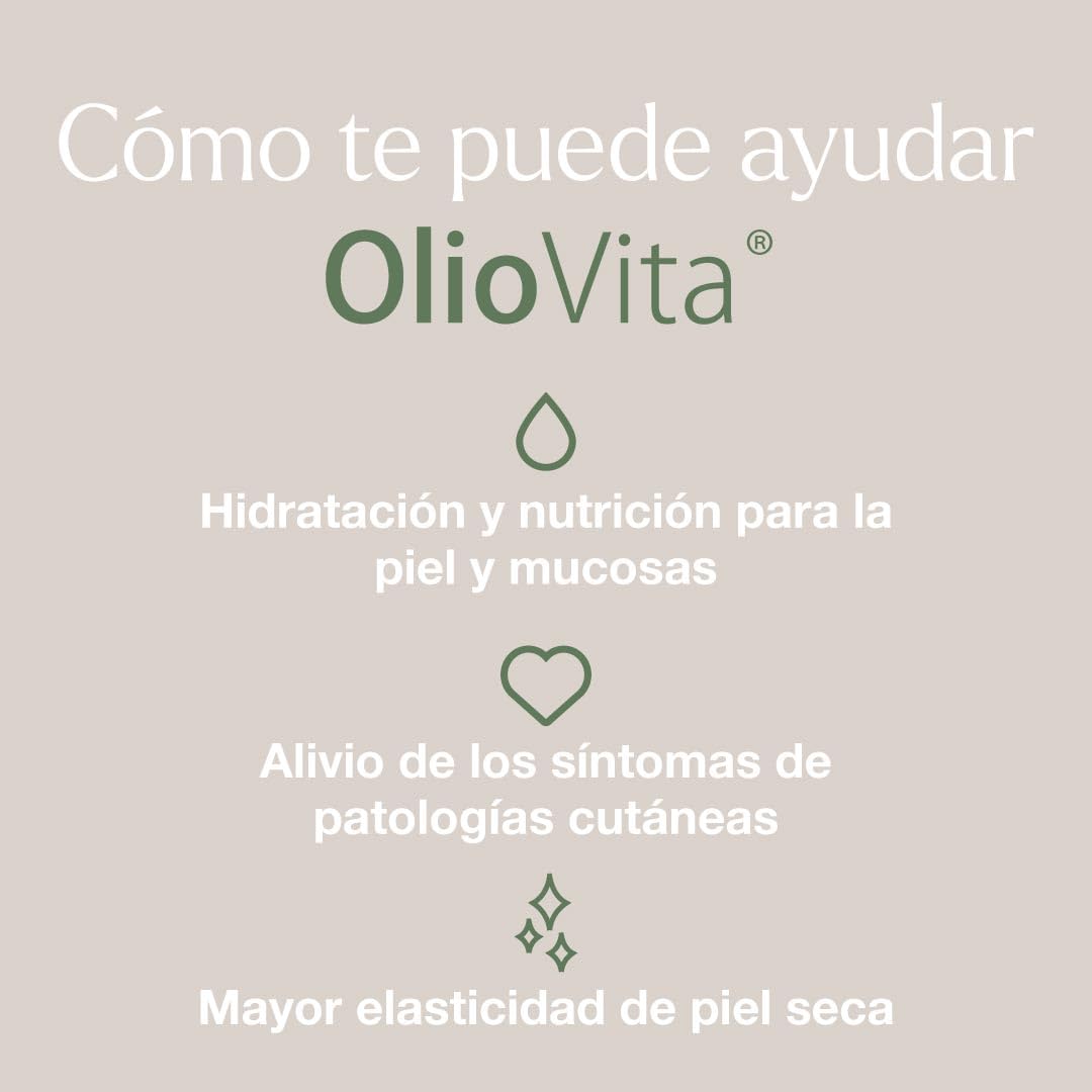 Vitae – Oliovita 120 cápsulas | Espino Amarillo Rico en Omega-7 | Omega 3-6-9 y Vitaminas A+E | Hidratación y Nutrición de Piel y Mucosas | Apoyo en Sequedad y Menopausia