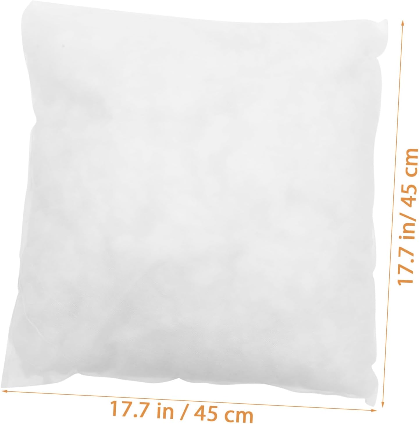 ERINGOGO Square Pillow Core Decorative Throw Pillow Insert Stuffer 45x45cm Pp Cotton Filling Safe