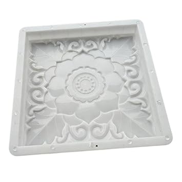 Pinakine 1Pc Cement Mold Reusable Landscape Decorative Vintage Paver for Garden Brick|Home & Garden| Yard, Garden & Outdoor Living| Garden D cor| Decorative Stepping Stones|60044334PNKL