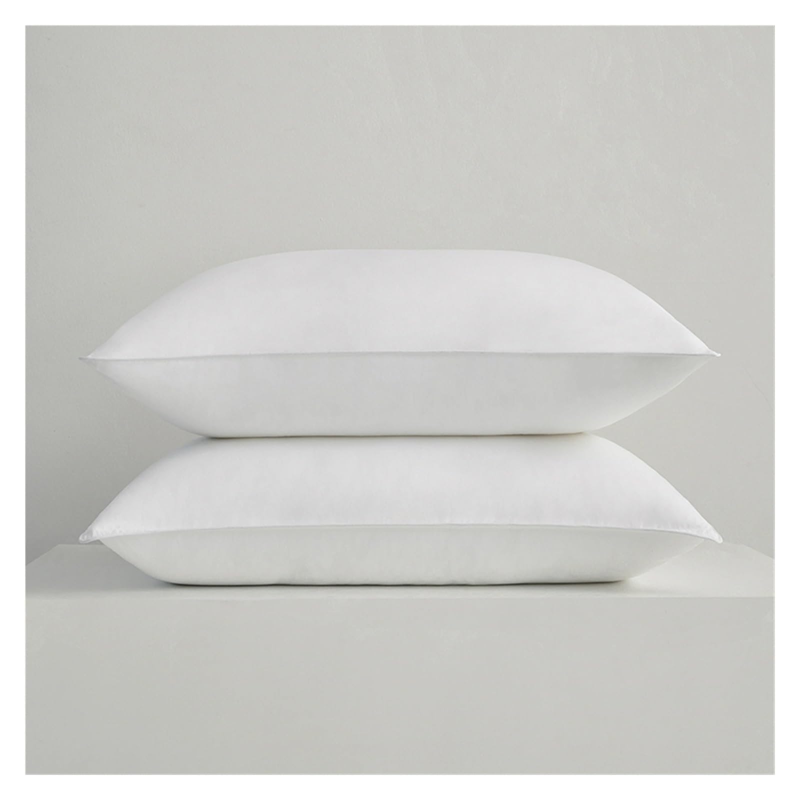Almohadas de Cama de Plumas de Ganso, Almohadas Suaves for Dormir en el Cuello, Funda de algodón, Almohadas de Cama más Suaves y cómodas