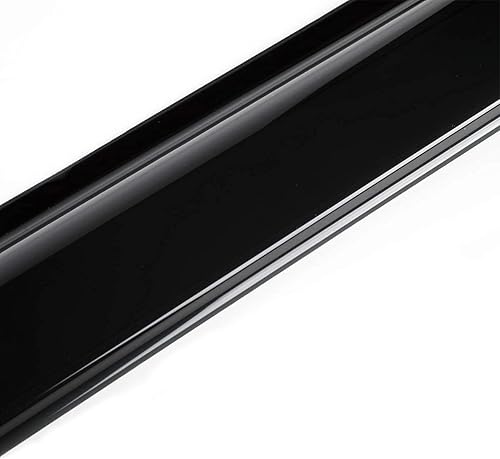 Miniatura 9 de Deflector de viento para ventana lateral, 4 piezas de cinta de canal exterior en humo oscuro, bonito juego de protectores de lluvia, visera de