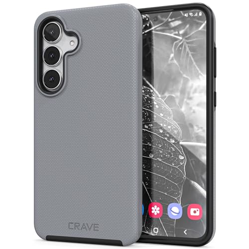 Image of Crave Compatible with Samsung Galaxy S25 FE Case, Shockproof Protection Dual Layer Case for Samsung Galaxy S25 FE (6.7 inch) - Slate
