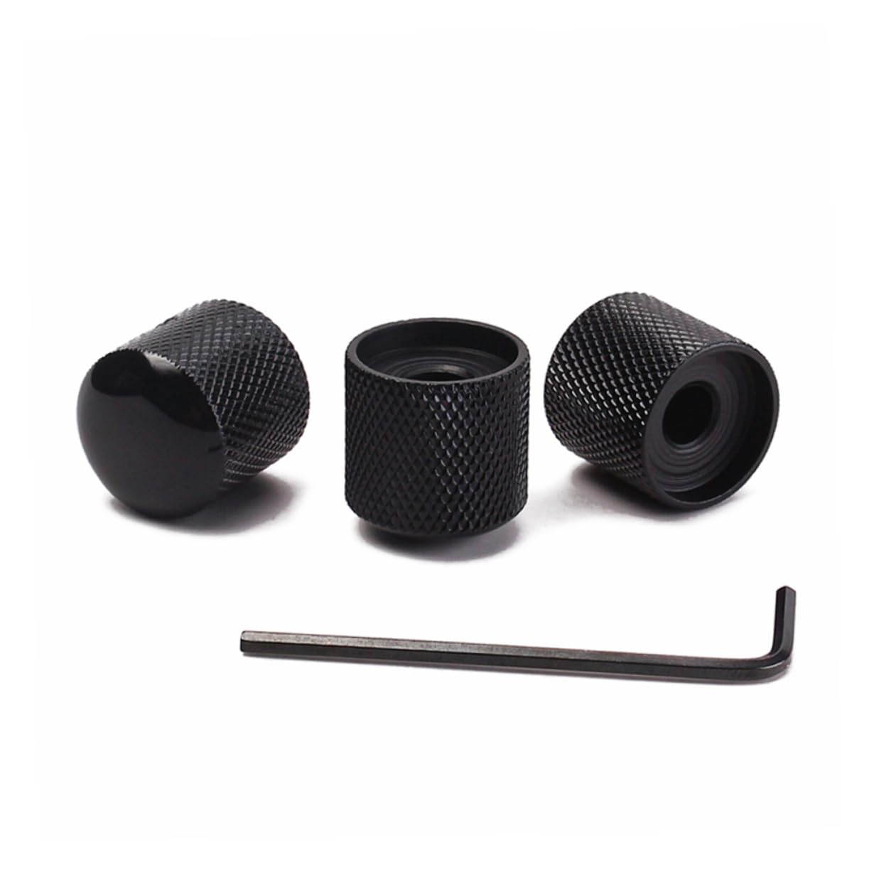 BESPORTBLE Metal Guitar Knobs Brass Dome Knobs Replacement Spanner for Random Color