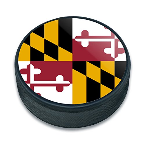 GRAPHICS & MORE Ice Hockey Puck State Flag - Maryland State Flag