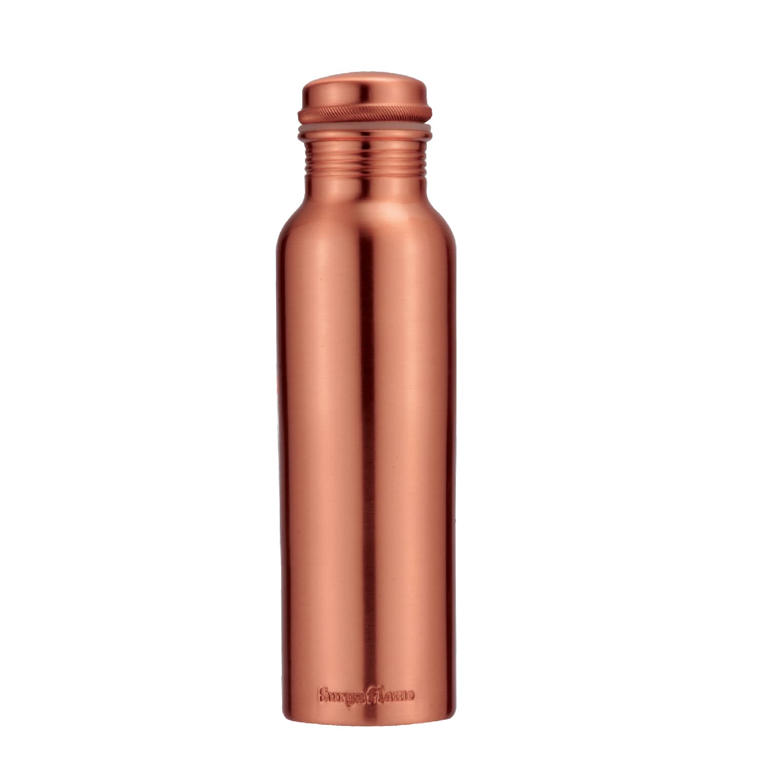 Suryaflame Yogastra 1000ml Full Copper Seamless Bottle with Clean Brush and 100% Leak Proof