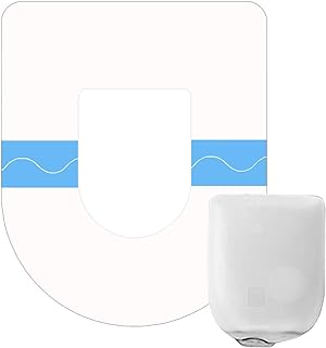 Omnipod Adhesive Patches Waterproof-40 Pack Transparent Overpatches for Omnipod,Clear Omnipod Tape Covers Long Lasting to 10 Days (40pcs)