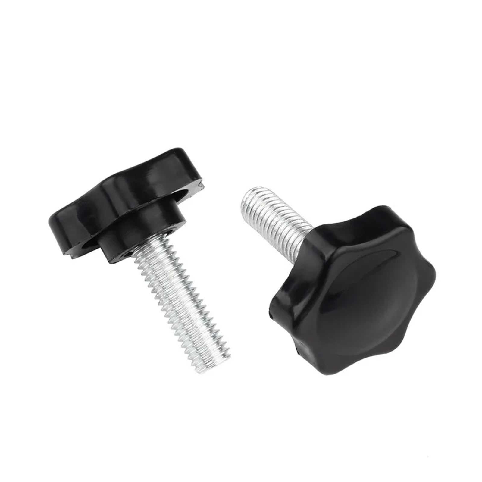 5/10PCS Gwint w kształcie gwiazdy Uchwyt zaciskowy Śruba bakelitowa Pokrętło ręczne Śruba dociskowa Sprzęt przemysłowy Plastik Stal M5 M6 M8(10PCS,M6x10 D25)