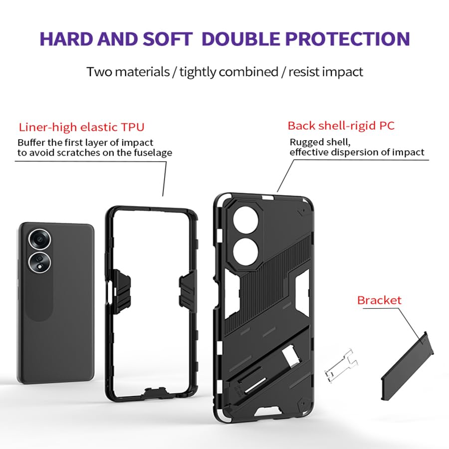 WOKEZ 360° Skydd Fodral för Honor Magic 5 Lite/X9a - Trådlös Svart
