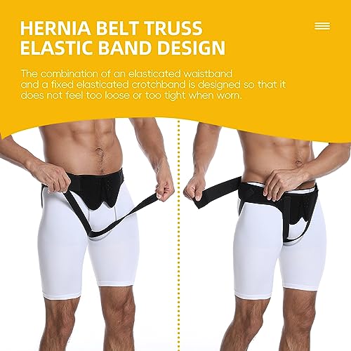 Faja para Hernia para Hombre y Mujer con Almohadillas Ajustables L miniatura 3