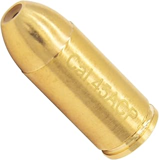 Red Dot Laser Boresighter, Bore sight Laser for .45ACP Caliber,Laser Bore sighter with 2 Sets of Batteries for Hunting - MOSANDON