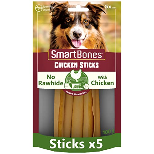 Smartbones 5 Chicken Sticks Rawhide Free Chew Dog Treats