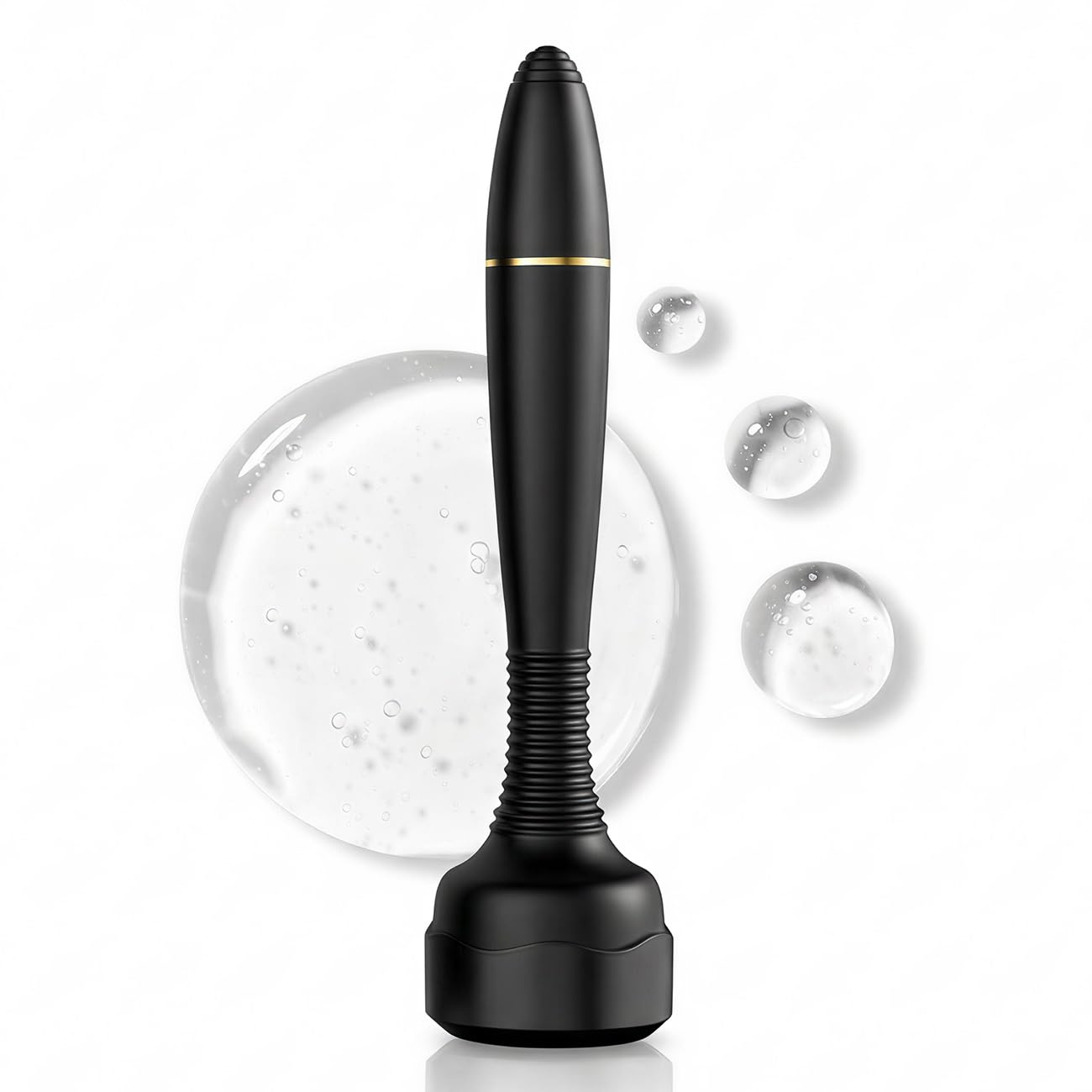 Derma Roller Microneedling Roller Stamp for Home Use Men Women Micro Needling Roller Stamp 0 25mm Black
